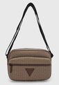 Bolso Manos Libres GUESS Insignia Café de Guess