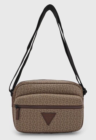 Bolso Manos Libres GUESS Insignia Café Guess