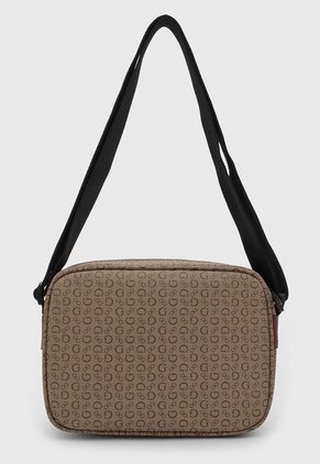 Bolso Manos Libres GUESS Insignia Café
