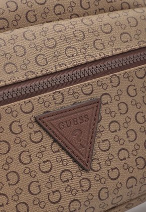 Bolso Manos Libres GUESS Insignia Café