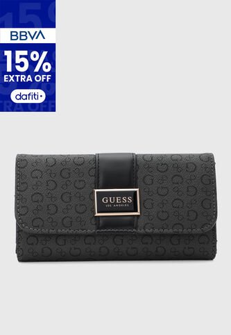 Billetera GUESS Isabella SLG Slim Gris Oscuro Guess