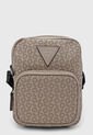 Bolso Manos Libres GUESS Warner Taupe de Guess