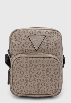 Bolso Manos Libres GUESS Warner Taupe