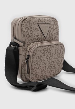 Bolso Manos Libres GUESS Warner Taupe