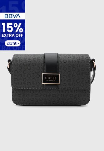 Bolso Manos Libres GUESS Isabella Gris Oscuro Guess