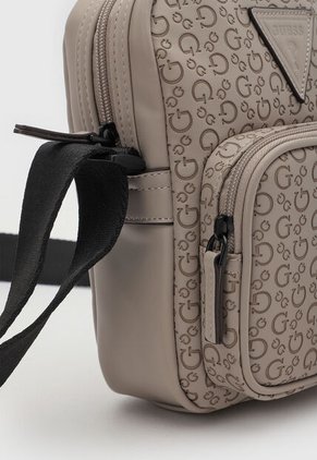 Bolso Manos Libres GUESS Warner Taupe
