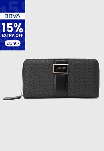 Billetera GUESS Isabella SLG Gris Oscuro Guess