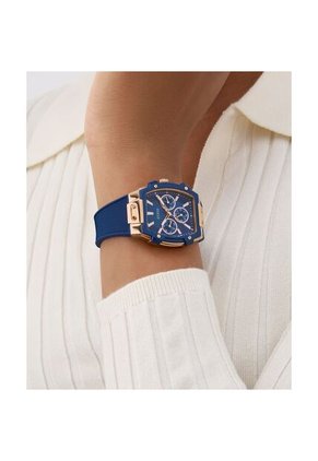 Reloj Guess Mujer Phoenix. Silicona Azul GW0945L4