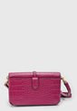 Bolso Manos Libres Magenta-Dorado GUESS James Mini de Guess