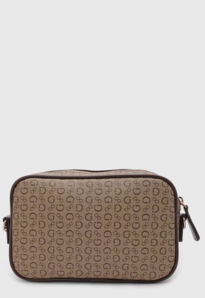 Bolso Manos Libres GUESS Danica Mini Café
