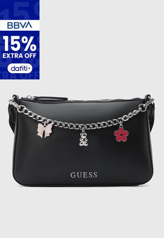 Bolso GUESS Fiora Mini Negro Guess