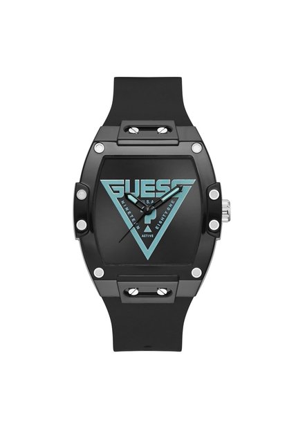 Relojes Guess Hombre Phoenix. Silicona Negro GW1072G1