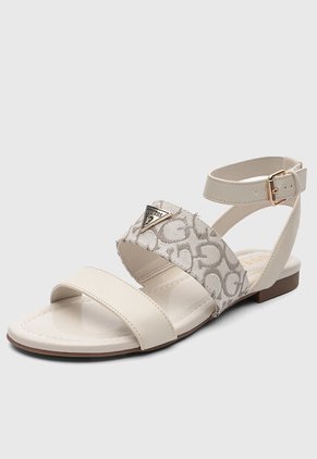 Sandalias Planas GUESS Penela 3 Marfil