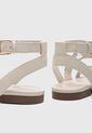 Sandalias Planas GUESS Penela 3 Marfil de Guess