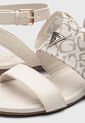 Sandalias Planas GUESS Penela 3 Marfil de Guess