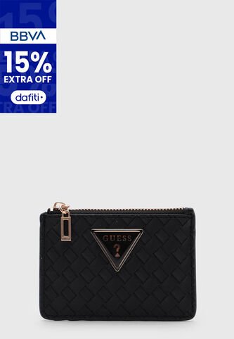 Billetera GUESS Walnut Negro Guess