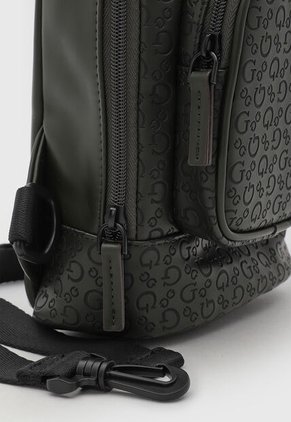 Morral GUESS Warner Verde Militar
