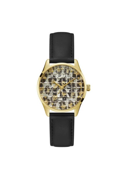 Reloj Guess Mujer CLEARLY G BLOCK. Color Negro GW0481L1