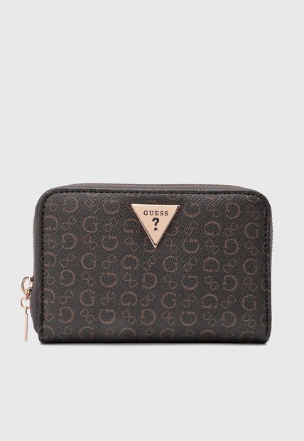 Billetera GUESS Katy Marrón