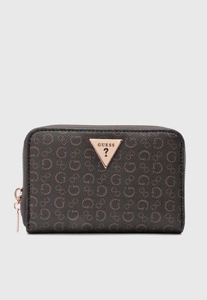 Billetera GUESS Katy Marrón