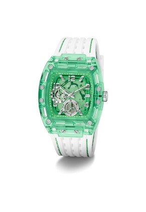 Reloj Guess Hombre Phoenix. Silicona Blanco GW0499G10