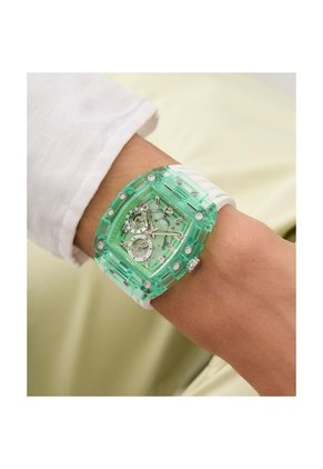 Reloj Guess Hombre Phoenix. Silicona Blanco GW0499G10
