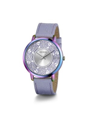 Reloj Guess Mujer Dahlia. Cuero Morado GW0529L4