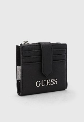 Billetera GUESS Abbas SLG Negro