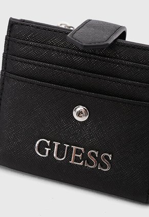 Billetera GUESS Abbas SLG Negro