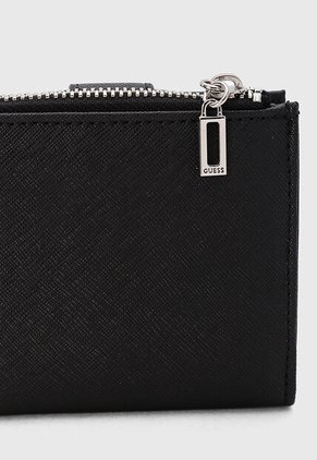 Billetera GUESS Abbas SLG Negro