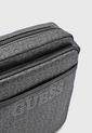 Bolso Manos Libres Gris Oscuro-Negro GUESS de Guess