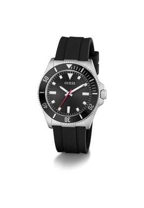 Reloj Guess Hombre Cliff. Silicona Negro GW0969G1