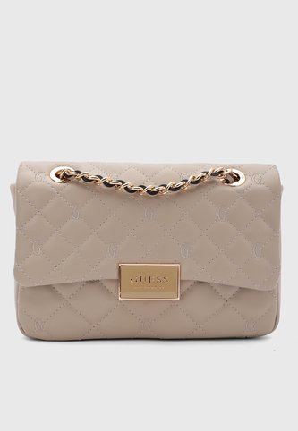 Bolso Manos Libres GUESS Mini Gwyn Beige Guess
