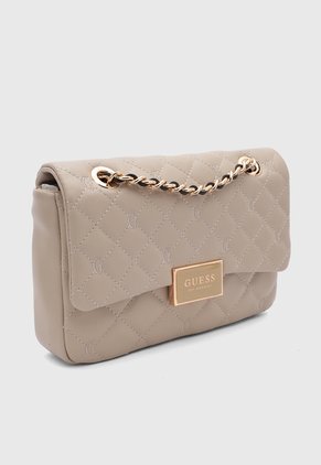 Bolso Manos Libres GUESS Mini Gwyn Beige