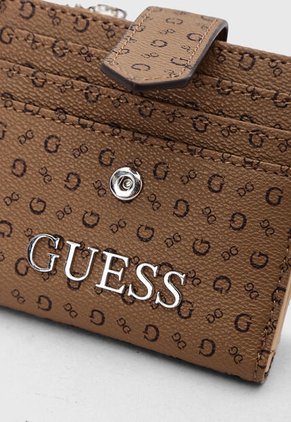Billetera GUESS Abbas SLG Café