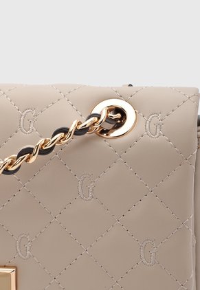 Bolso Manos Libres GUESS Mini Gwyn Beige