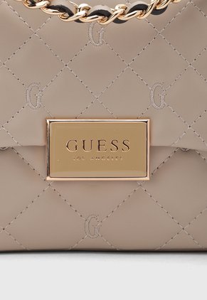 Bolso Manos Libres GUESS Mini Gwyn Beige