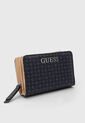 Billetera GUESS Abbas SLG Azul Navy de Guess