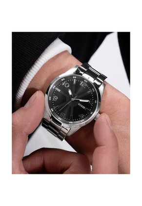 Reloj Guess Hombre Monte. Acero Inoxidable Plateado GW0804G2