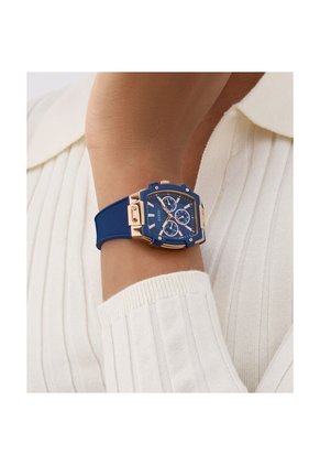 Reloj Guess Mujer Phoenix . Silicona Azul GW0945L4