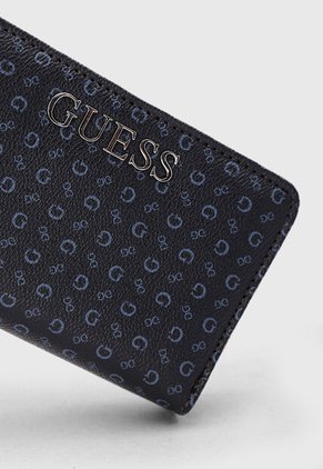 Billetera GUESS Abbas SLG Azul Navy