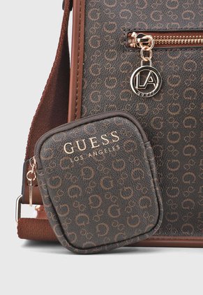 Bolso Café-Marrón-Dorado GUESS