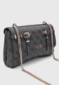Bolso Manos Libres GUESS Leona Gris Oscuro de Guess