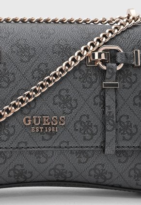 Bolso Manos Libres GUESS Leona Gris Oscuro