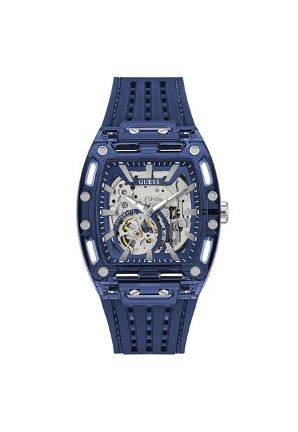Relojes Guess Hombre Phoenix. Silicona Azul GW1073G1
