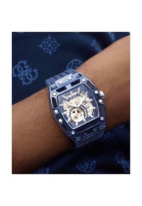 Relojes Guess Hombre Phoenix. Silicona Azul GW1073G1