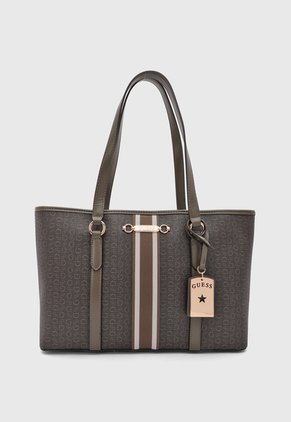 Bolso Guess Raquel Carryall Marrón