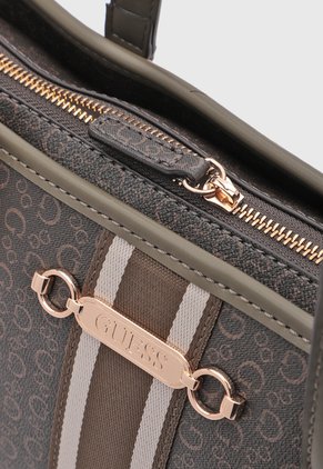 Bolso Guess Raquel Carryall Marrón