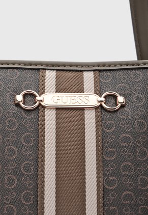 Bolso Guess Raquel Carryall Marrón