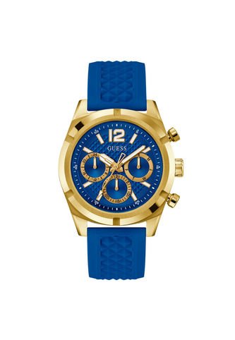 Reloj Guess Hombre Resistance. Silicona Azul GW0729G1 Guess